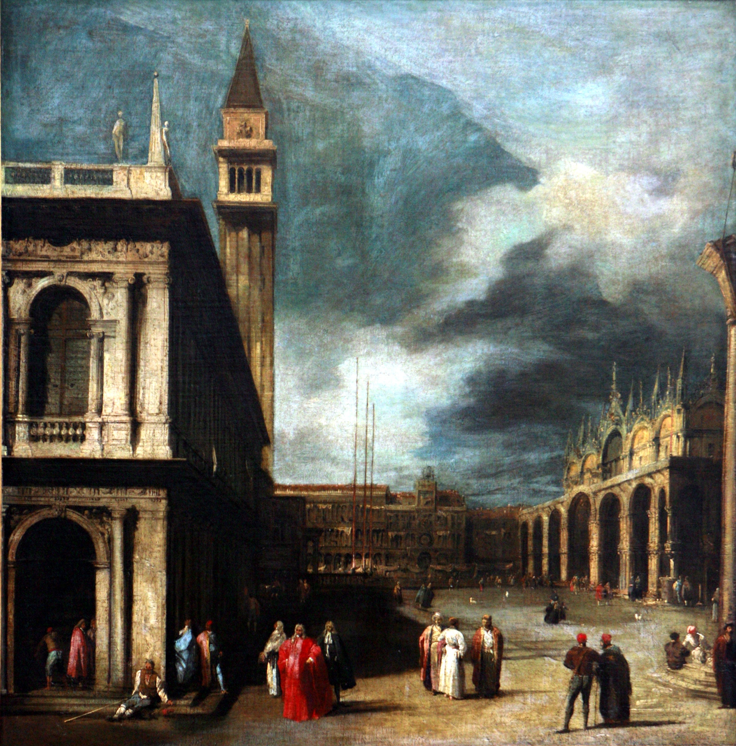 Venise, la Piazzetta Saint-Marc - Canaletto