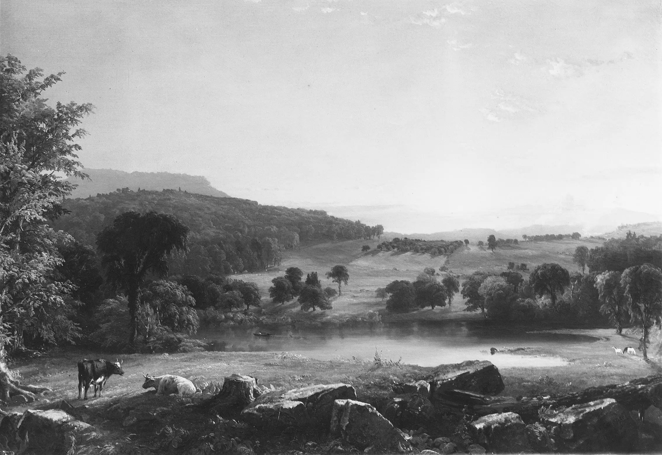 Vue près de Sherburne comté de Chenango New York - Jasper Francis Cropsey - Alpha Reproduction