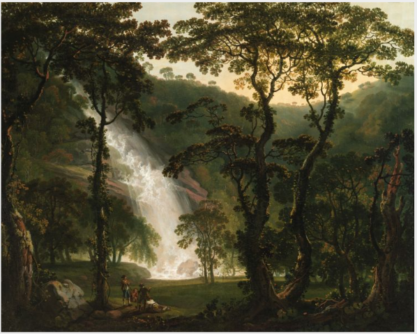 Vue de la cascade de Powerscourt - George Barret