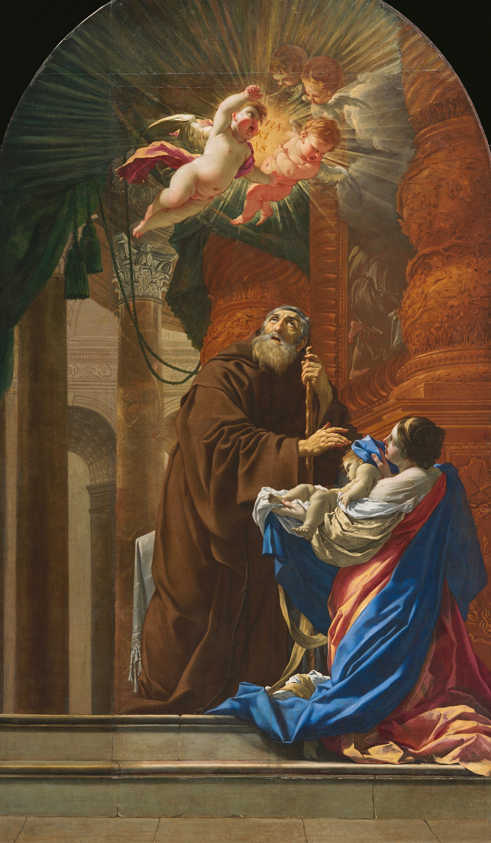 Saint François de Paule ressuscitant l'enfant de sa sœur - Simon Vouet