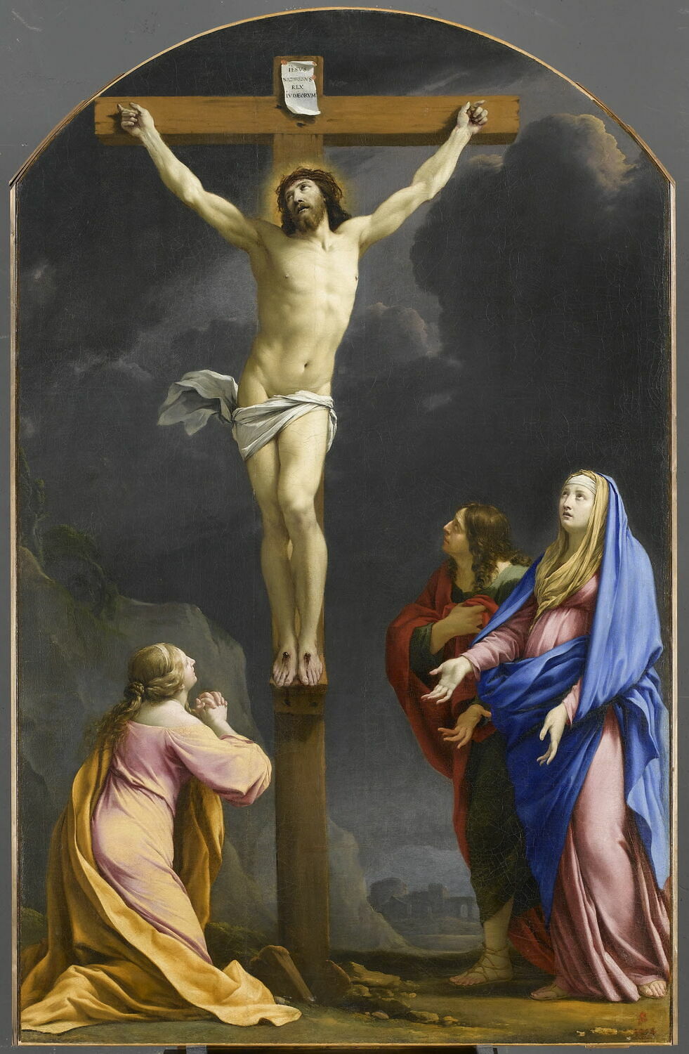 Le Christ en croix - Simon Vouet