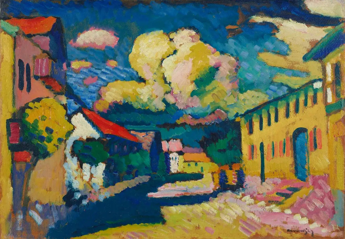 Reproduction du tableau « Q124282676 - Vassily Kandinsky » par Alpha Reproduction en peinture à l’huile