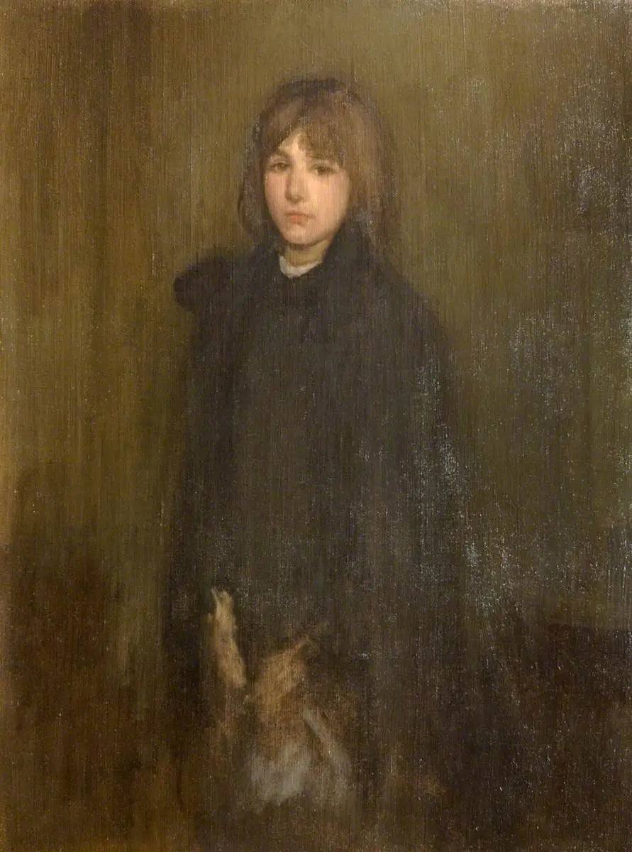 Reproduction du tableau « Le garçon au manteau - James Abbott McNeill Whistler » par Alpha Reproduction en peinture à l’huile