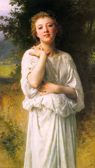 Reproduction du tableau « Souvenir - Bouguereau » par Alpha Reproduction en peinture à l’huile