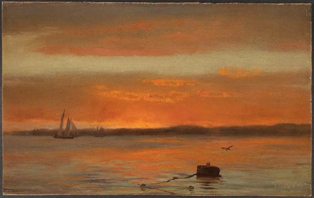 Coucher de soleil - William Bradford - Alpha Reproduction