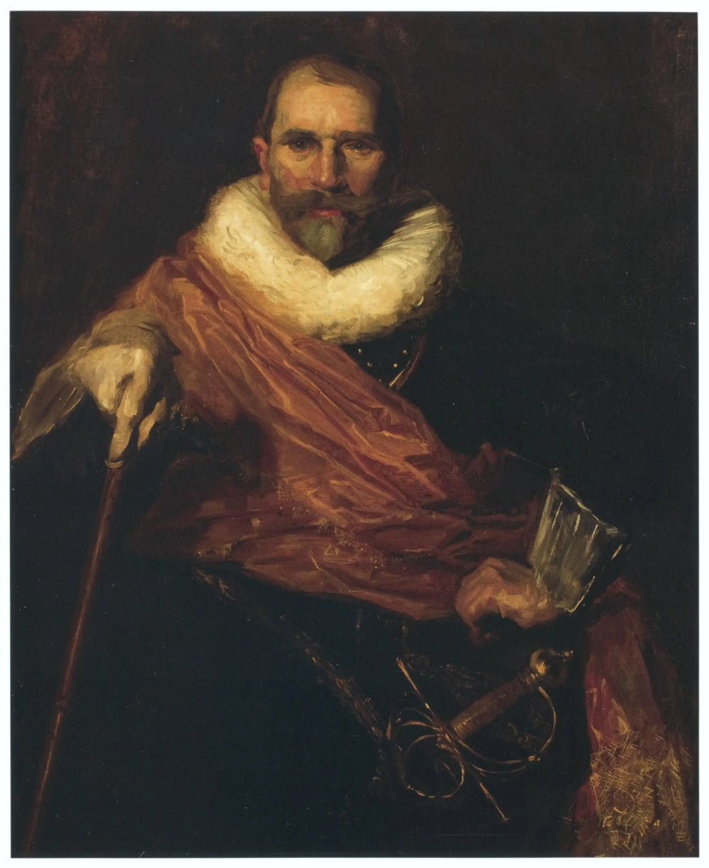 Autoportrait habillé en Johan Claesz Loo par Frans Hals - William Merritt Chase - Alpha Reproduction