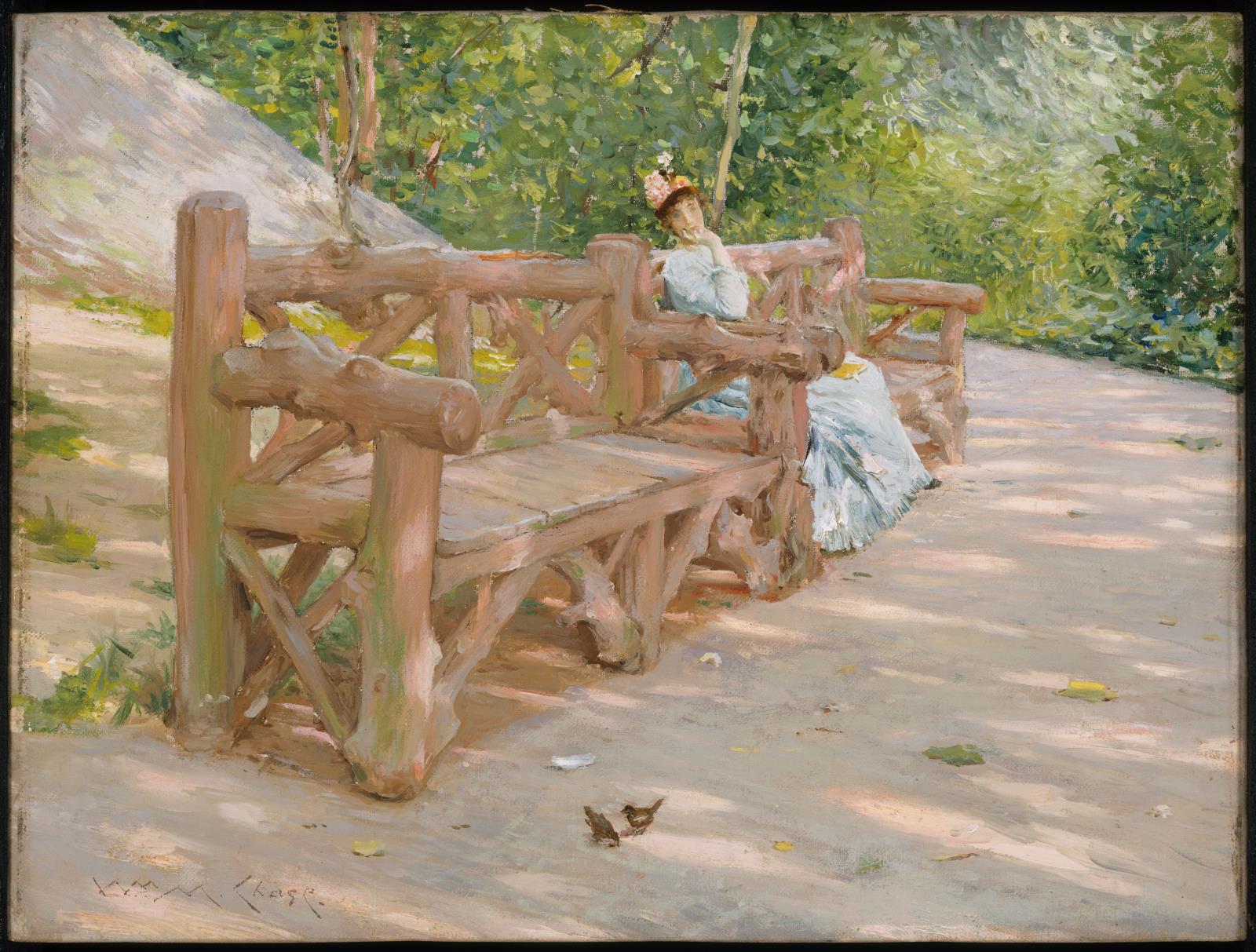 Banc de parc - William Merritt Chase