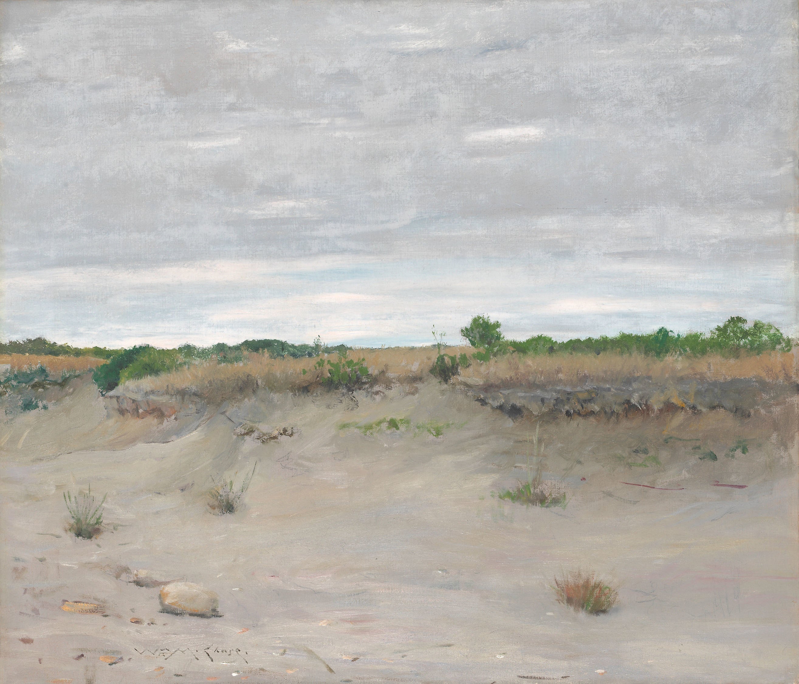 Sables balayés par le vent - William Merritt Chase