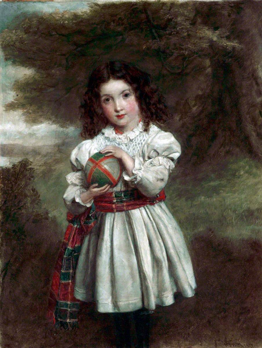 Portrait d'une jeune fille (Janet Butters) - William Powell Frith