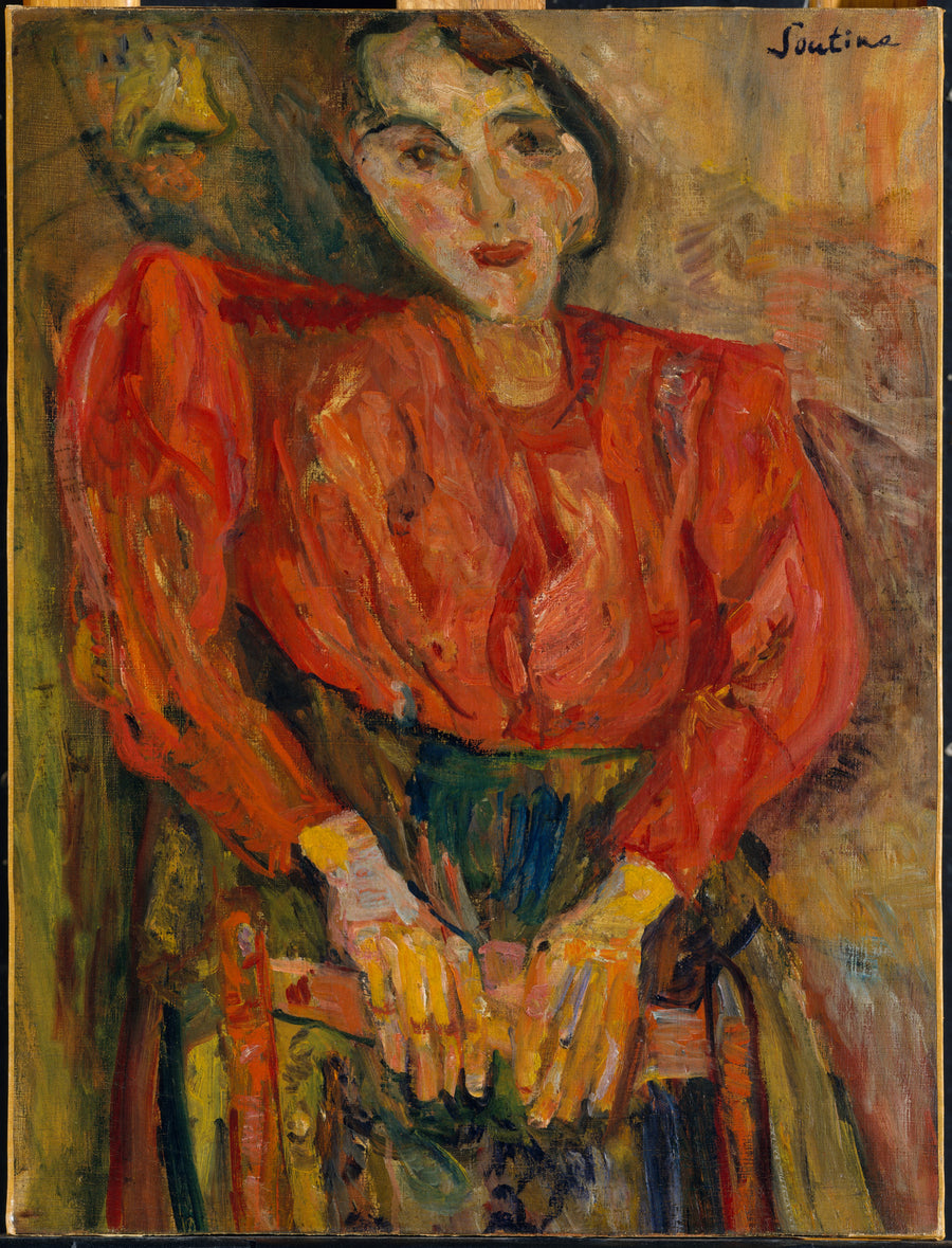 Woman in Red Blouse (1919) - Chaim Soutine