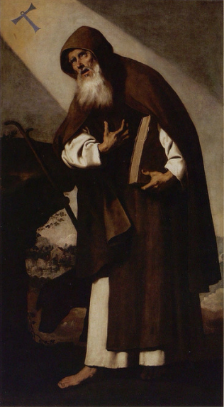 Saint Antoine Abbé - Francisco de Zurbarán