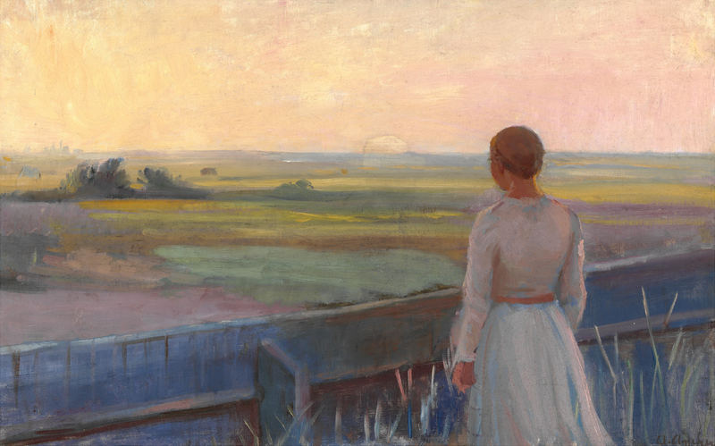 À la tombée du soir - Anna Ancher
