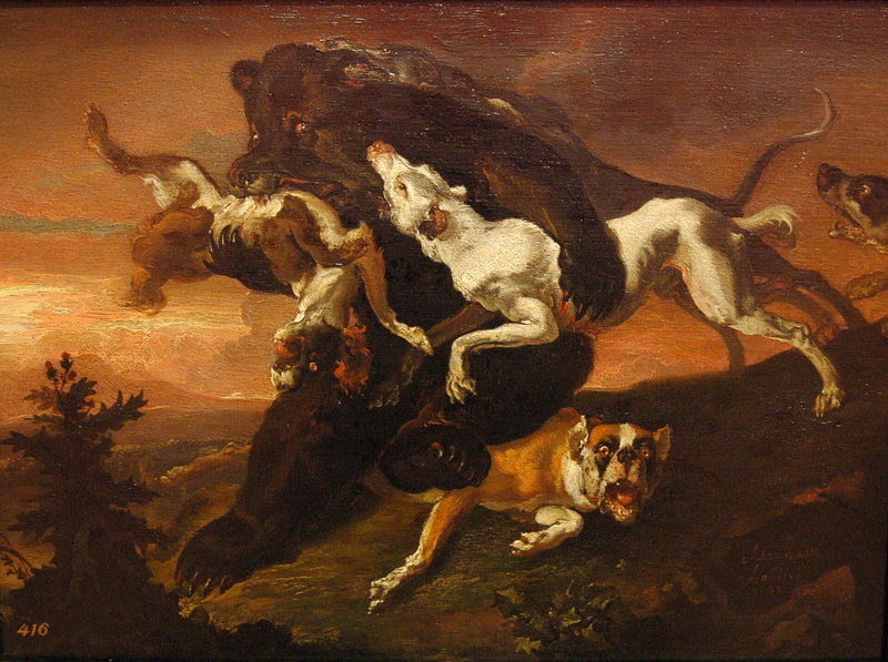 La Chasse à l’ours - Abraham Hondius