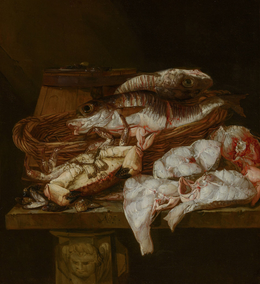 Nature morte aux poissons - Abraham van Beijeren