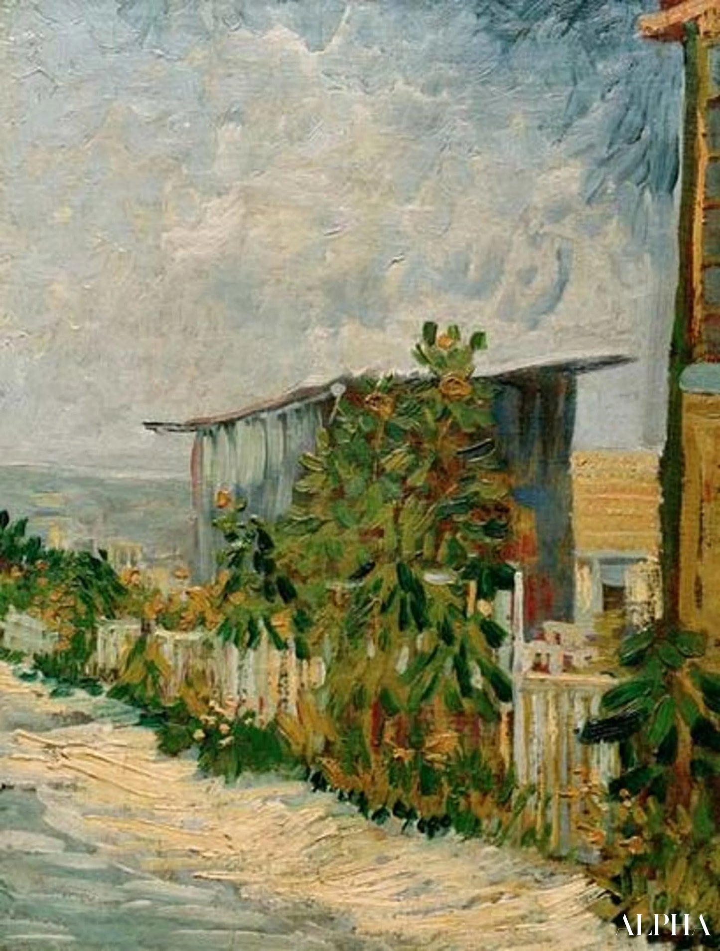 Abri sur Montmartre - Van Gogh - Reproductions de tableaux et peintures haut de gamme