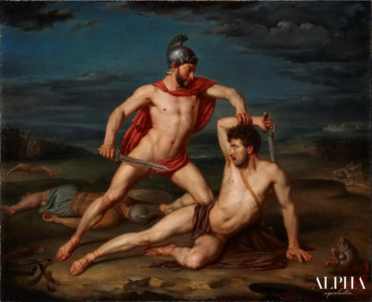 Achille bat Hector – Rafael Tegeo Díaz Reproductions de tableaux à la peinture à l’huile