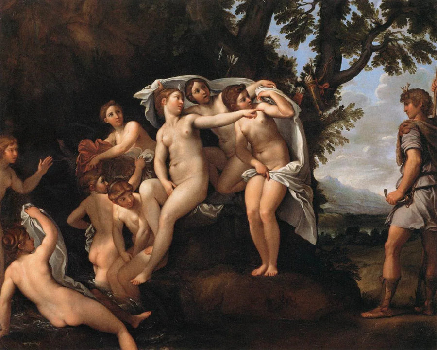Actéon métamorphosé en cerf - Francesco Albani