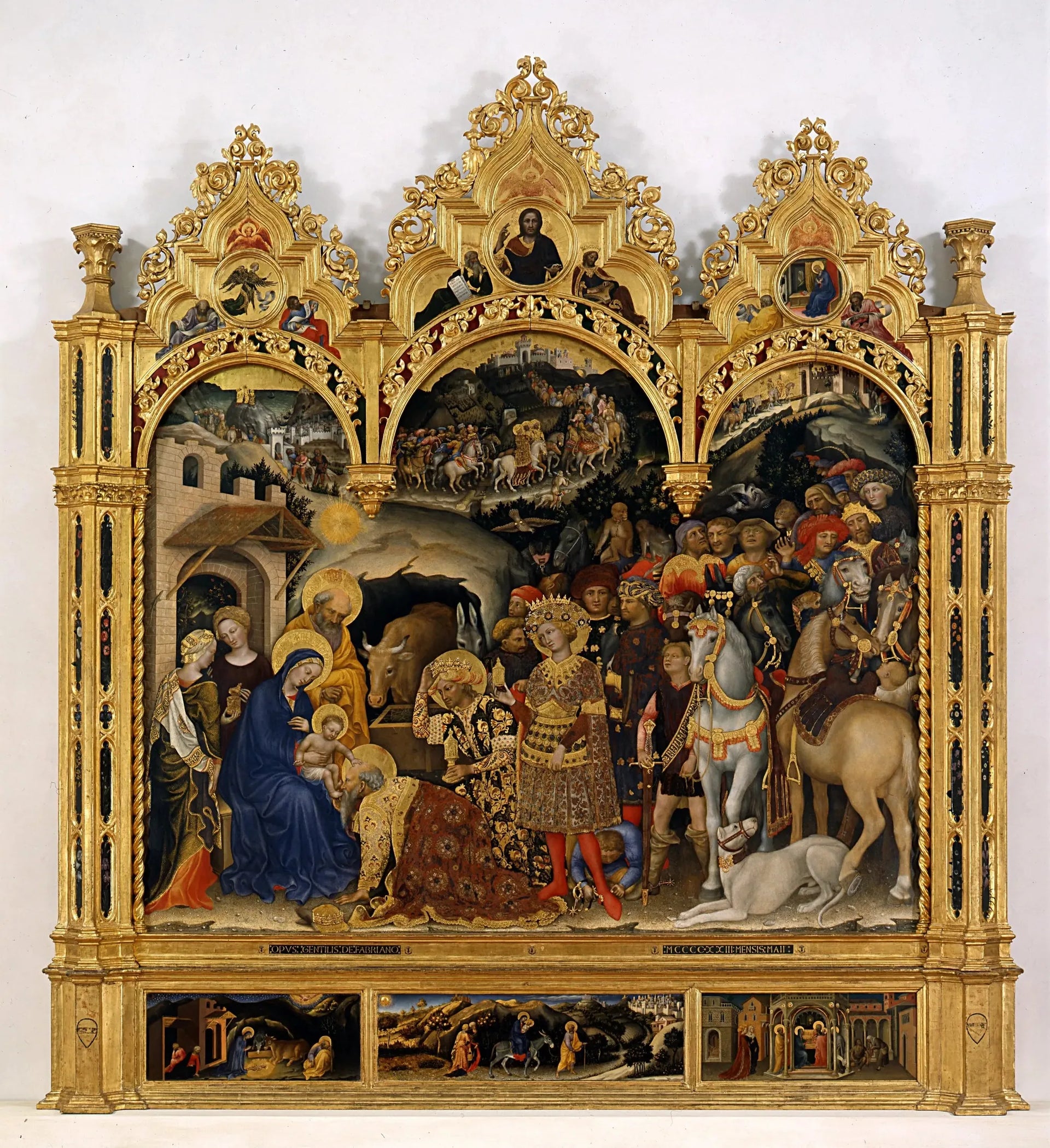 Adoration des mages - Gentile da Fabriano image 1 copie peinte à la main à l’huile