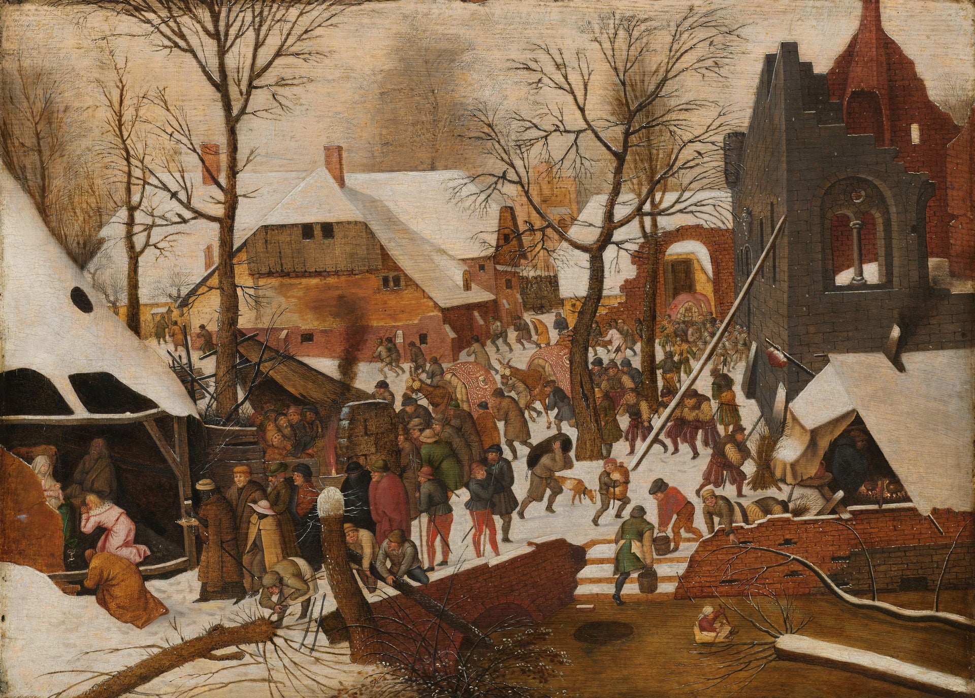 L'Adoration des Rois - Pieter Brueghel le Jeune