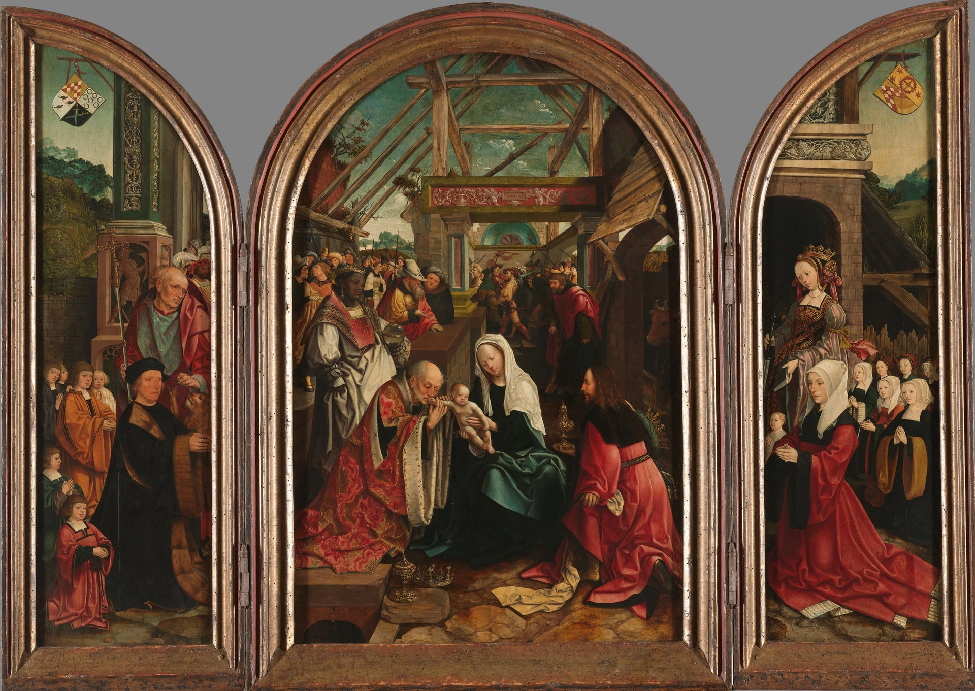 L'Adoration des Trois Rois - Jacob Cornelisz van Oostsanen