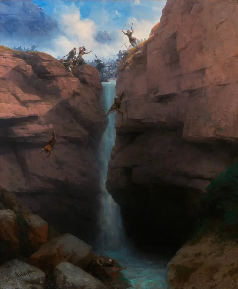 مواجهات بين الشيرفان والموريديين في غونيب - إيفان آيڤازوفسكي