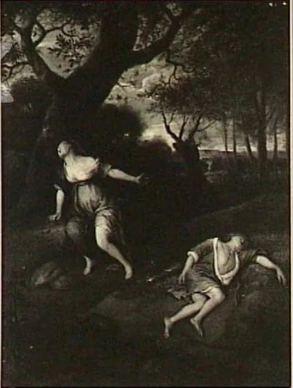 Agar et Ismaël dans le désert - Jan Steen image 1 copie peinte à la main à l’huile