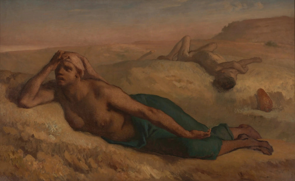 Agar et Ismaël - Jean-François Millet image 1 reproduction d’œuvre d’art à l’huile