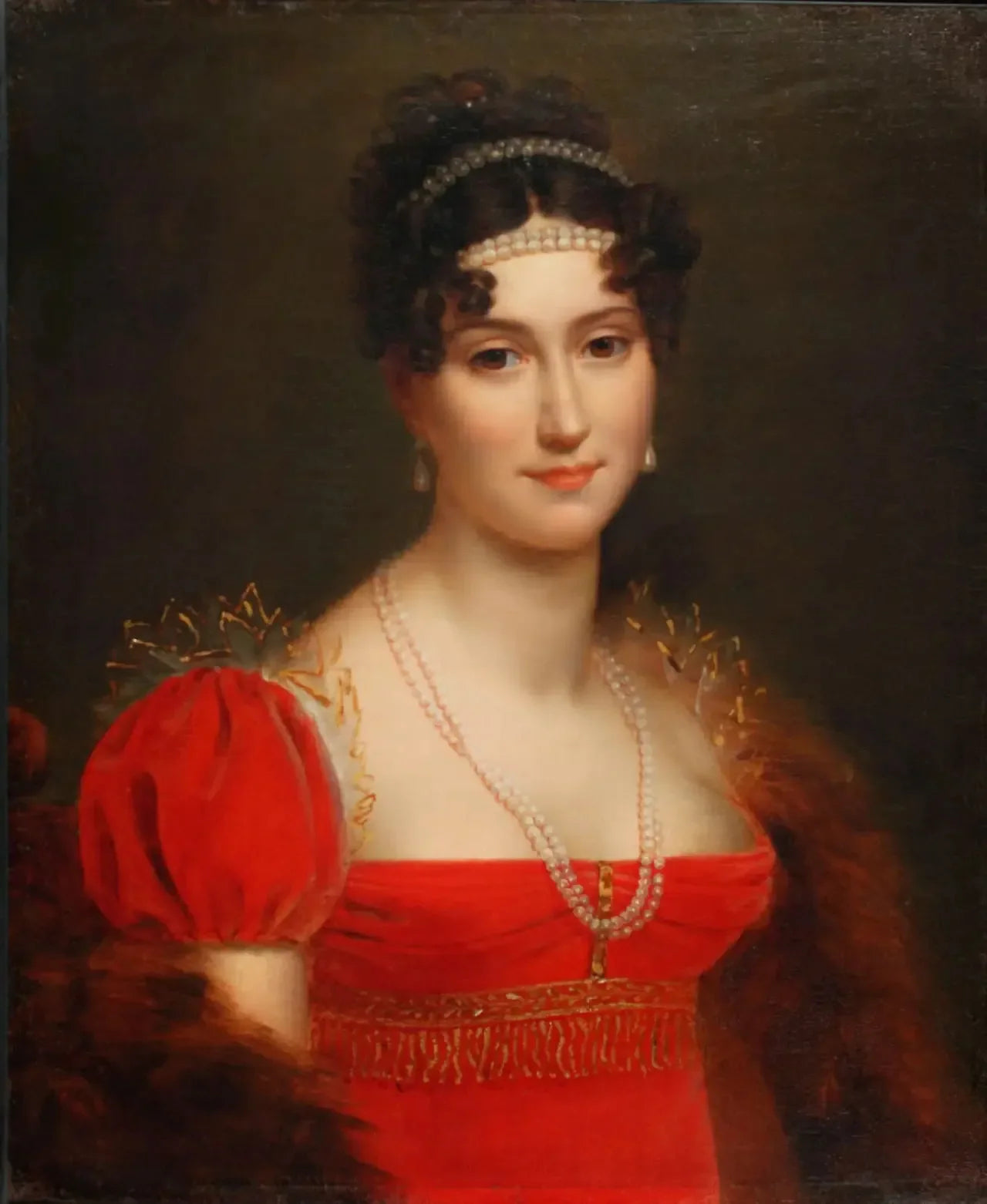 Aglaée Louise Auguié Ney, duchesse d'Elchingen, princesse de Moscou (1782-1854) - François Gérard image 1 tableau peint à l’huile sur toile