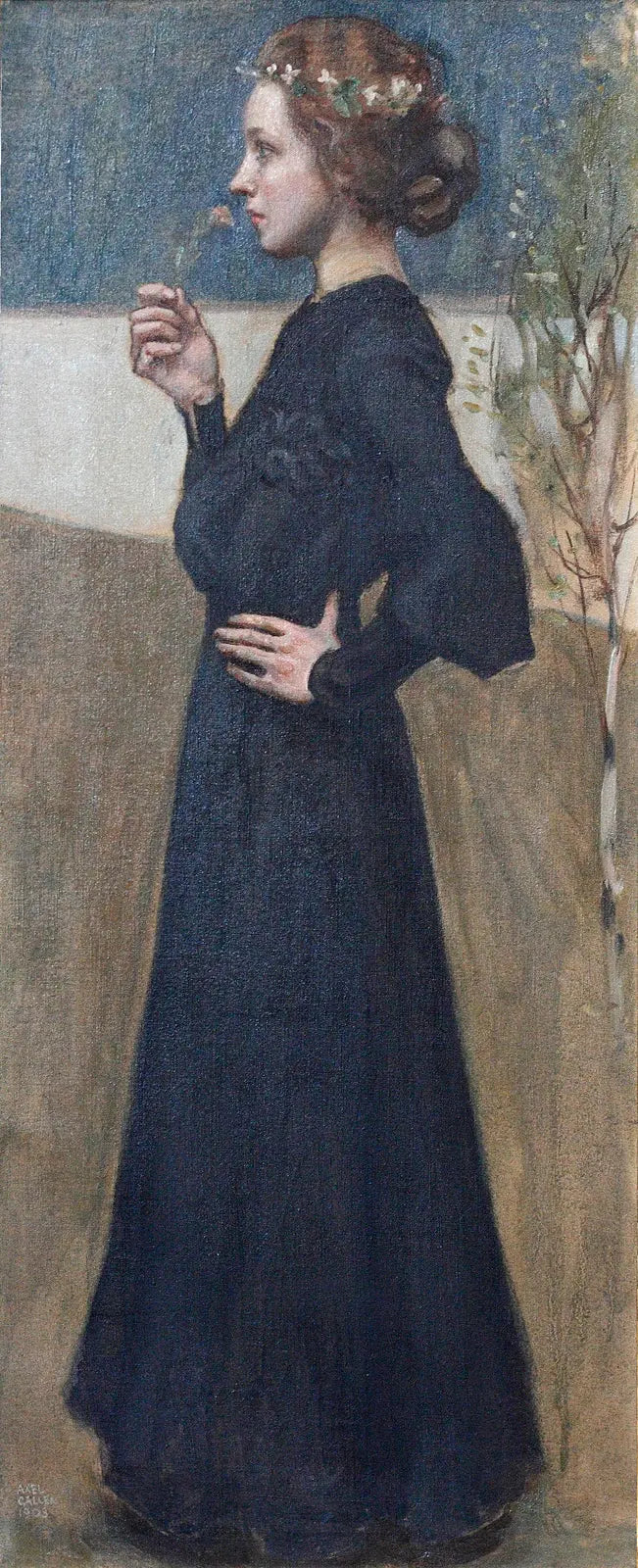 Le Printemps, portrait d’Anna Slöör - Akseli Gallen-Kallela