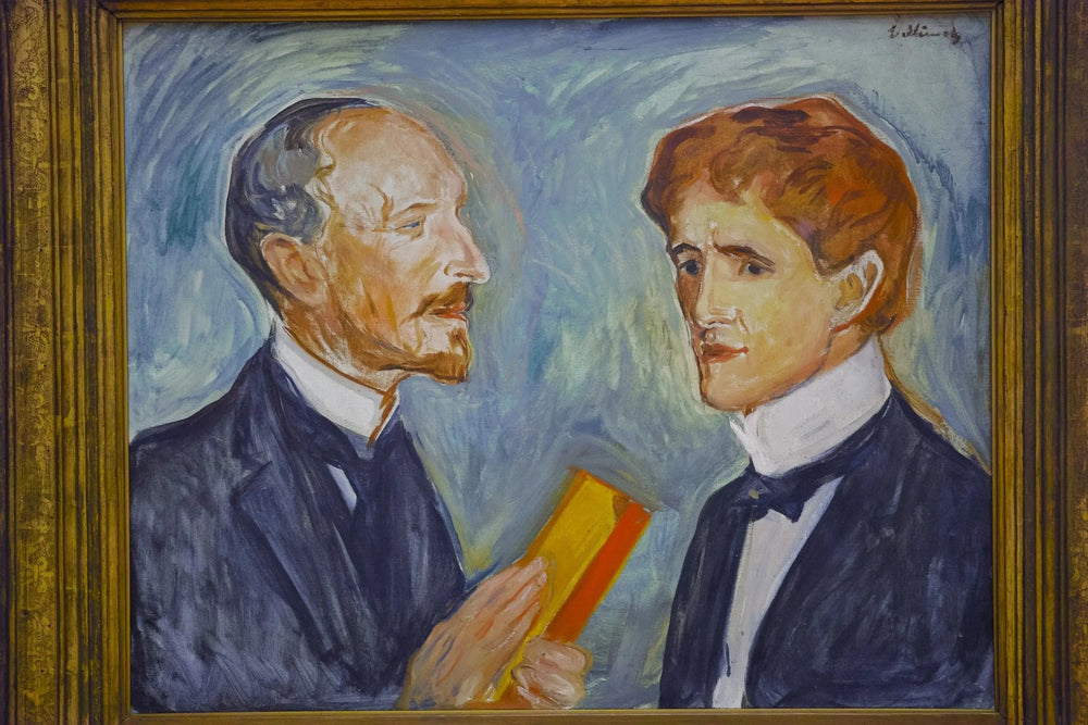 Albert Kollmann et Sten Drewsen - Edvard Munch image 1 copie peinte à la main à l’huile