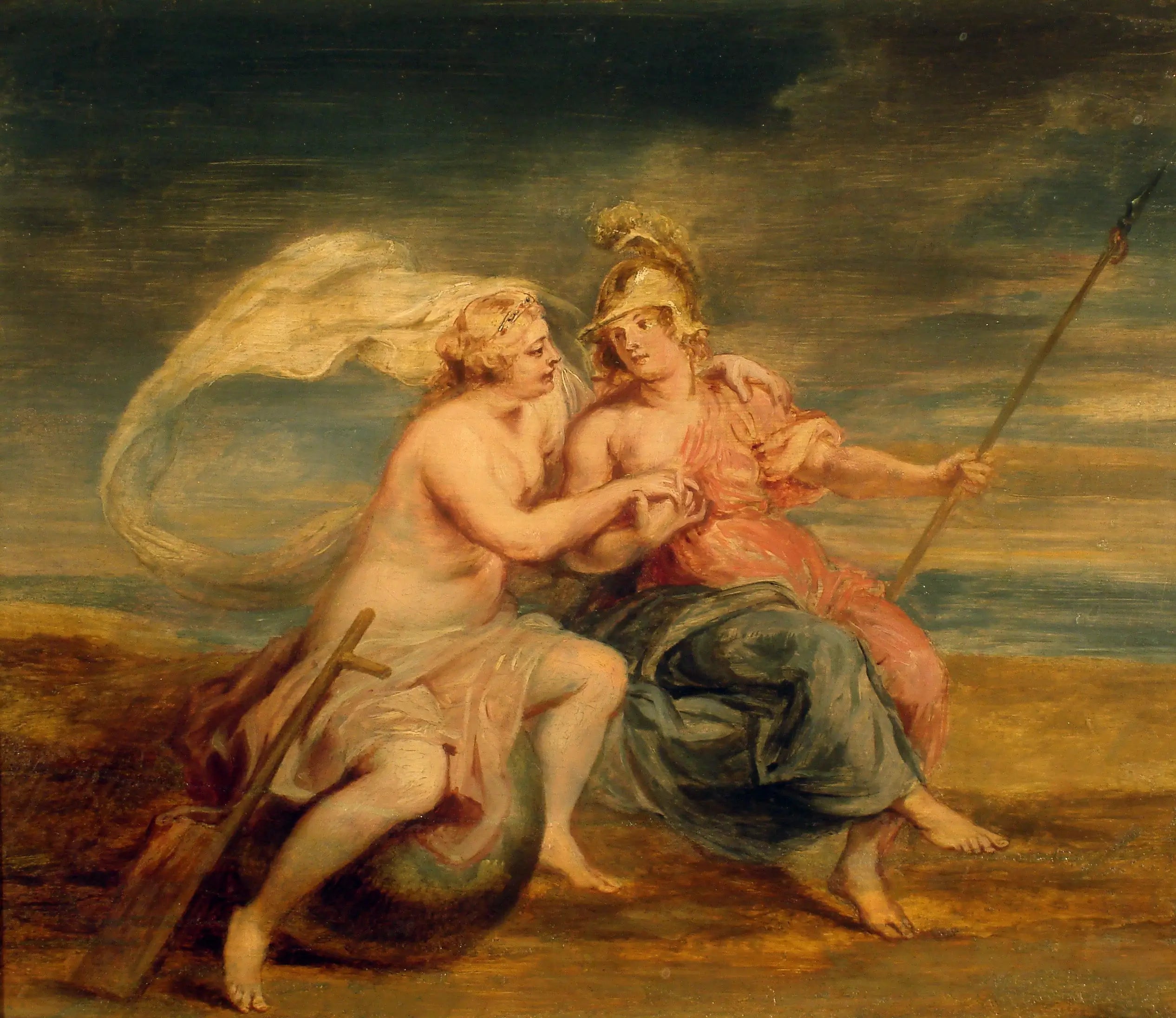 Alegoría de la Fortuna y la Virtud - Peter Paul Rubens - Alpha Reproduction