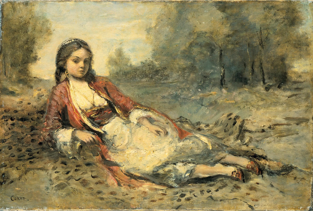 Algérienne - Jean-Baptiste Camille Corot - Alpha Reproduction