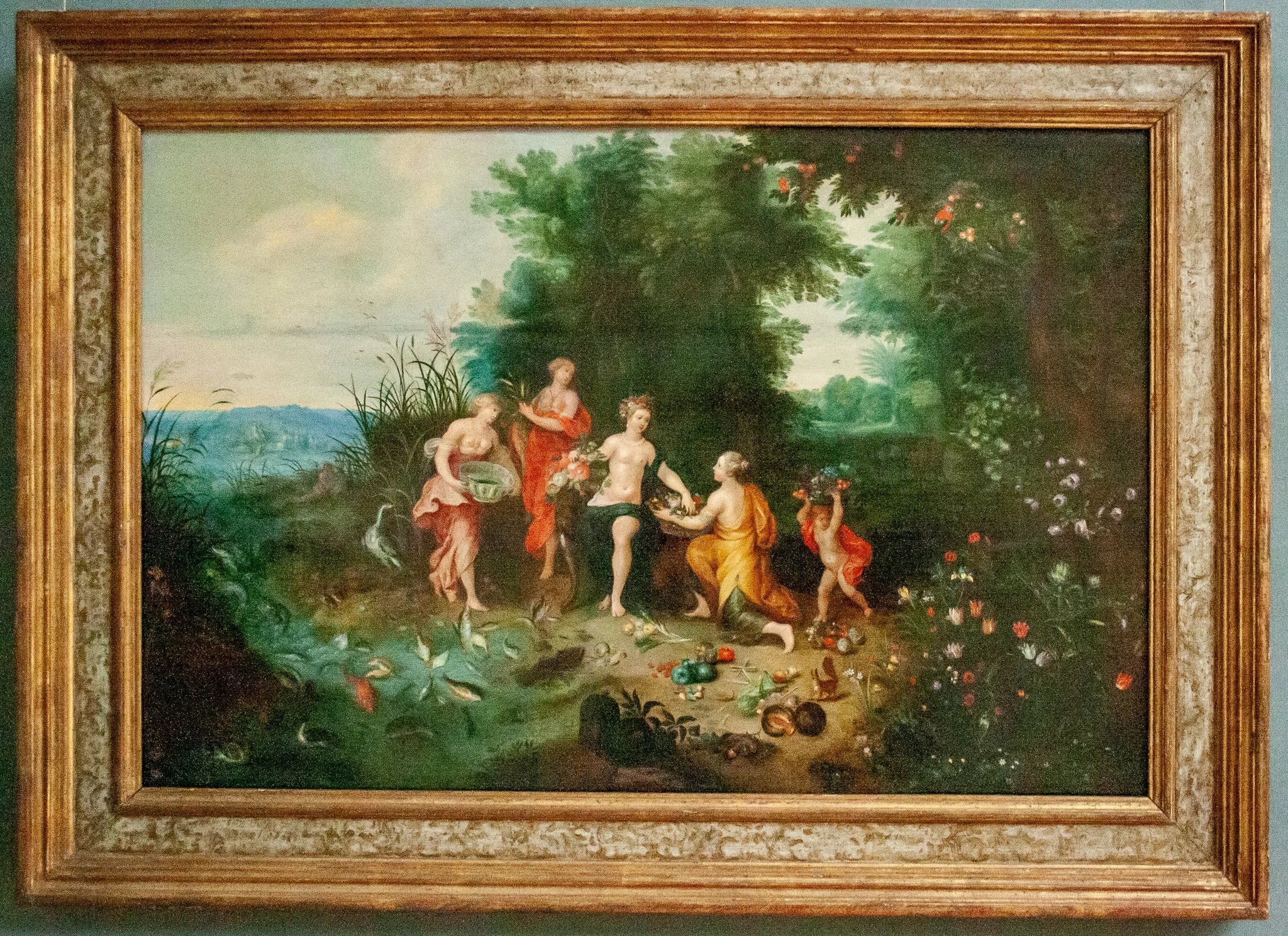 Allégorie de l'abondance - Jan Brueghel le Jeune image 1 tableau peint à l’huile sur toile