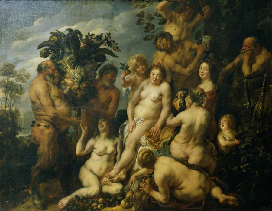 Allégorie de la fertilité - Jacob Jordaens image 1 reproduction de peinture à l’huile