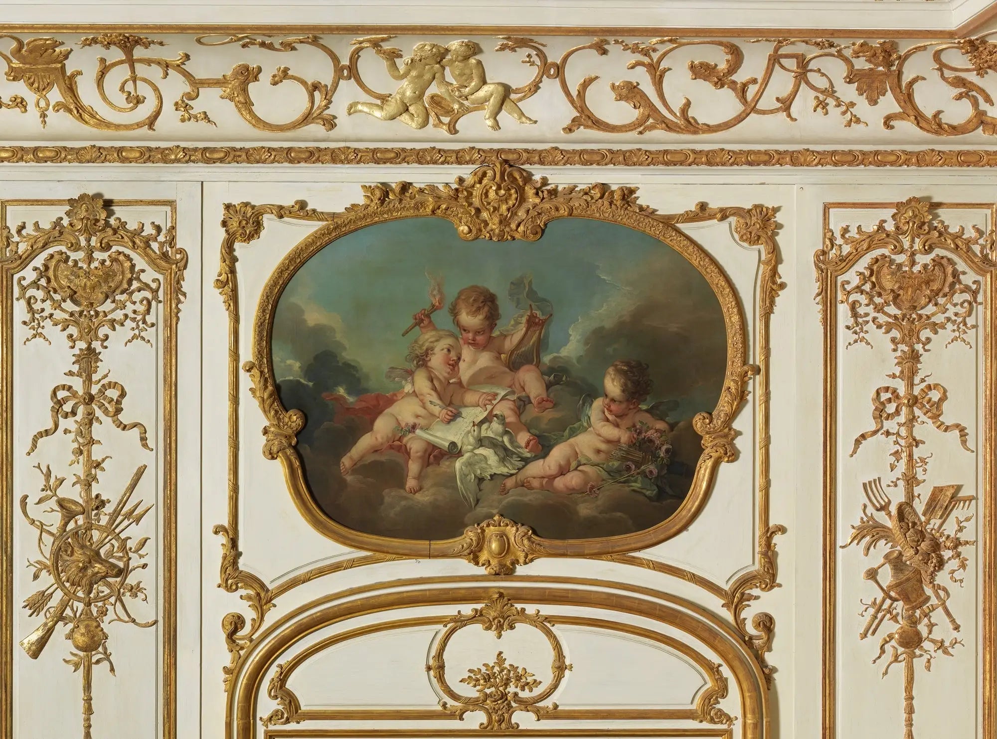 Allégorie de la poésie lyrique - François Boucher - Alpha Reproduction