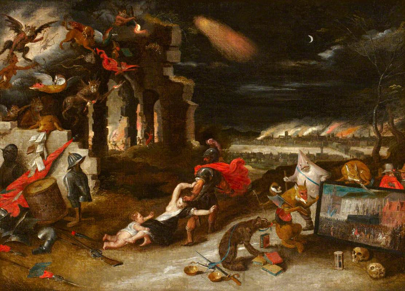 Allégorie sur les conséquences de l'exécution de Charles Ier - Jan Brueghel le Jeune