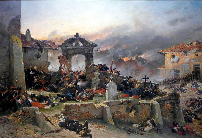 Le Cimetière de Saint-Privat - Alphonse de Neuville