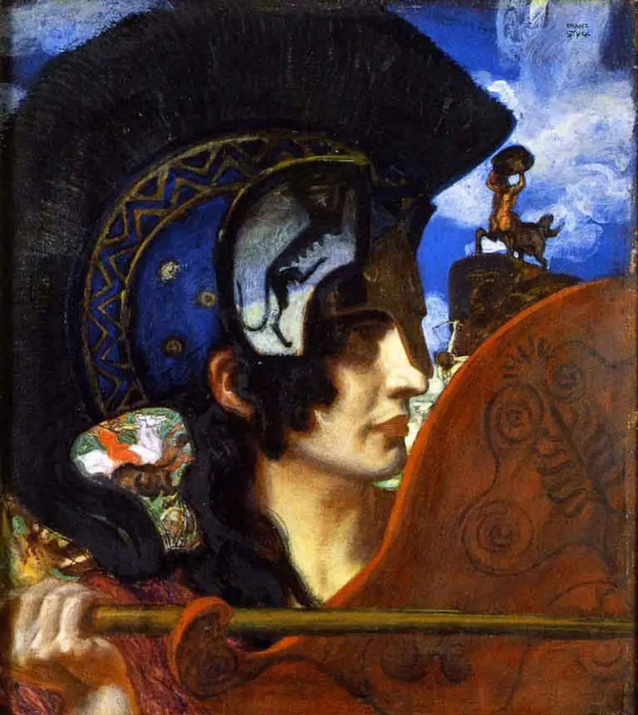 أمازون في القتال - Franz Von Stuck