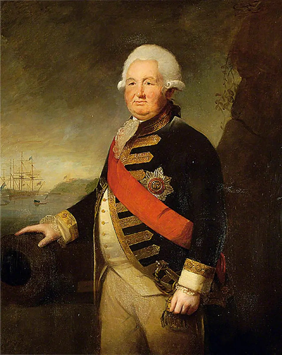 Amiral Sir Edward Hughes (1720–1794) - Joshua Reynolds - Alpha Reproduction