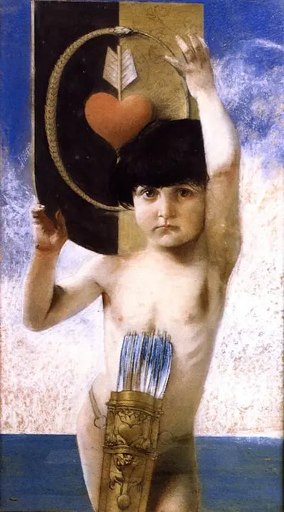 Reproduction du tableau « Amour - Franz von Stuck » par Alpha Reproduction en peinture à l’huile