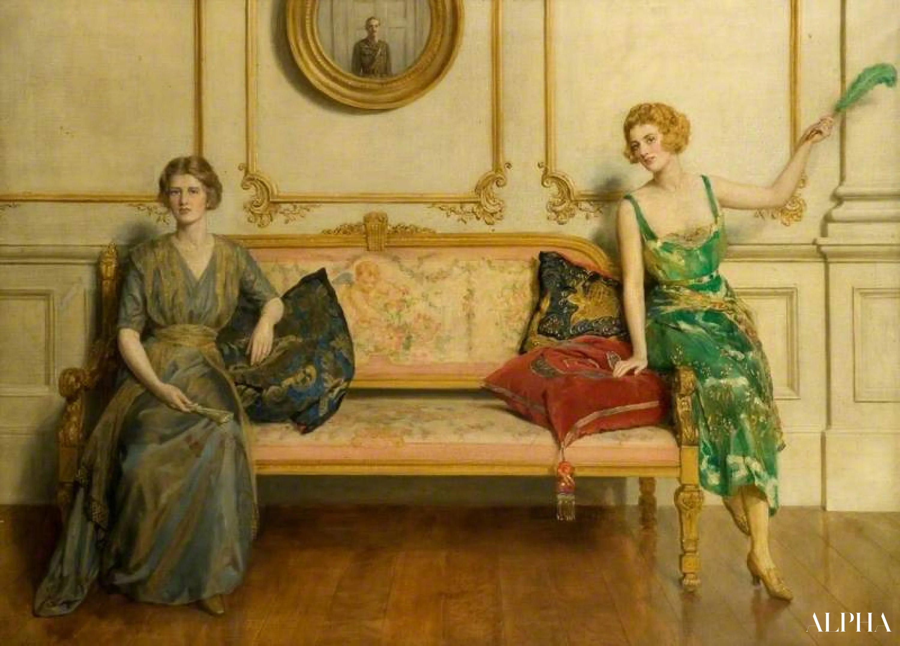 Reproduction du tableau « Amour sacré et profane - John Collier » par Alpha Reproduction en peinture à l’huile