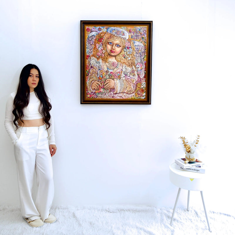 ملاك أضواء عيد الميلاد | 60 × 75 سم