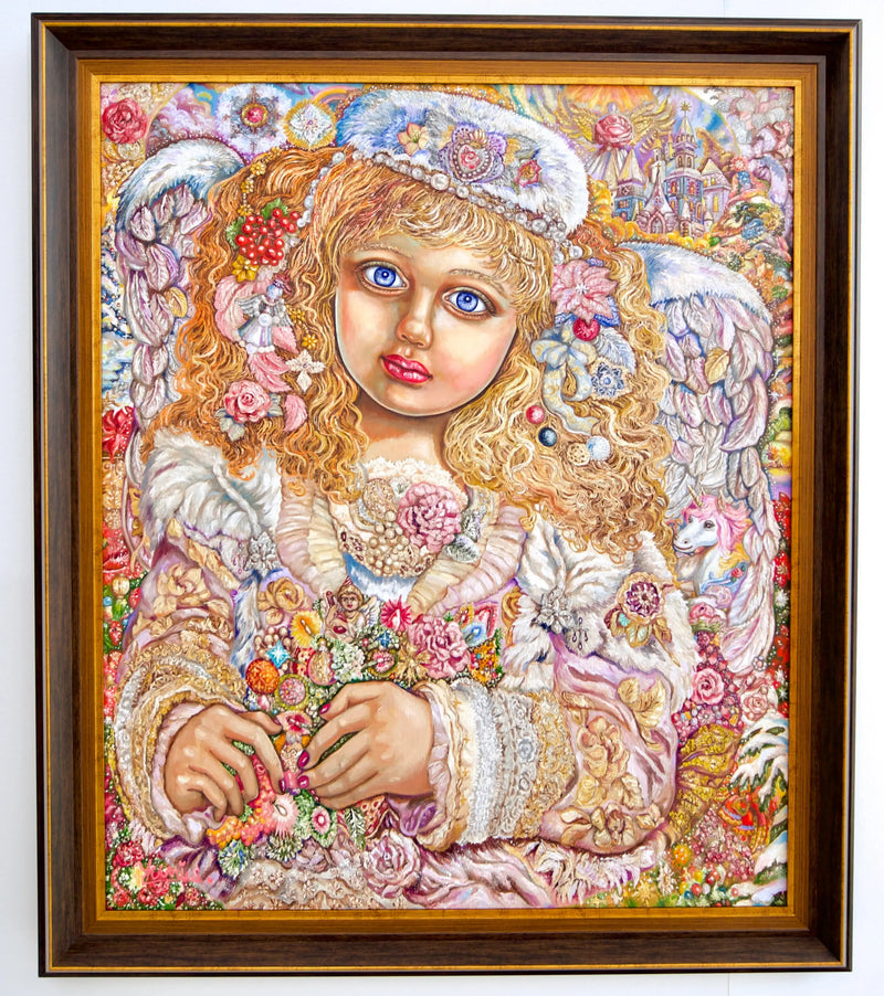 ملاك أضواء عيد الميلاد | 60 × 75 سم