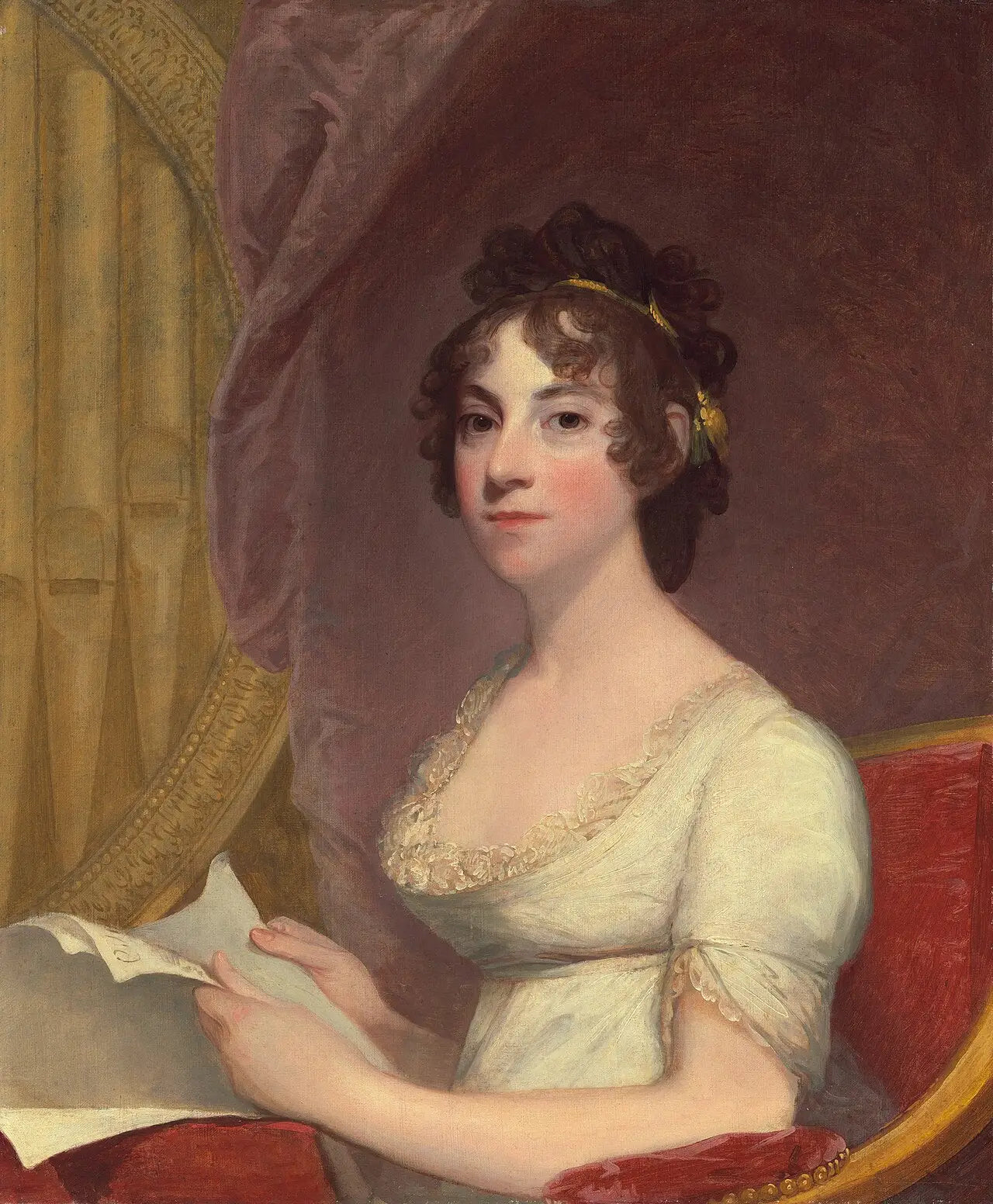 Anna Maria Brodeau Thornton (Mme William Thornton) - Gilbert Stuart - Alpha Reproduction