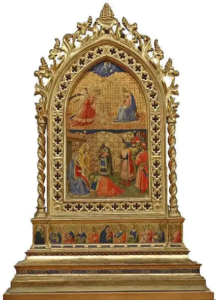 Annonciation et Adoration des Mages - Fra Angelico image 1 tableau peint à l’huile sur toile