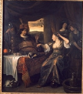 Antoine et Cléopâtre - Jan Steen