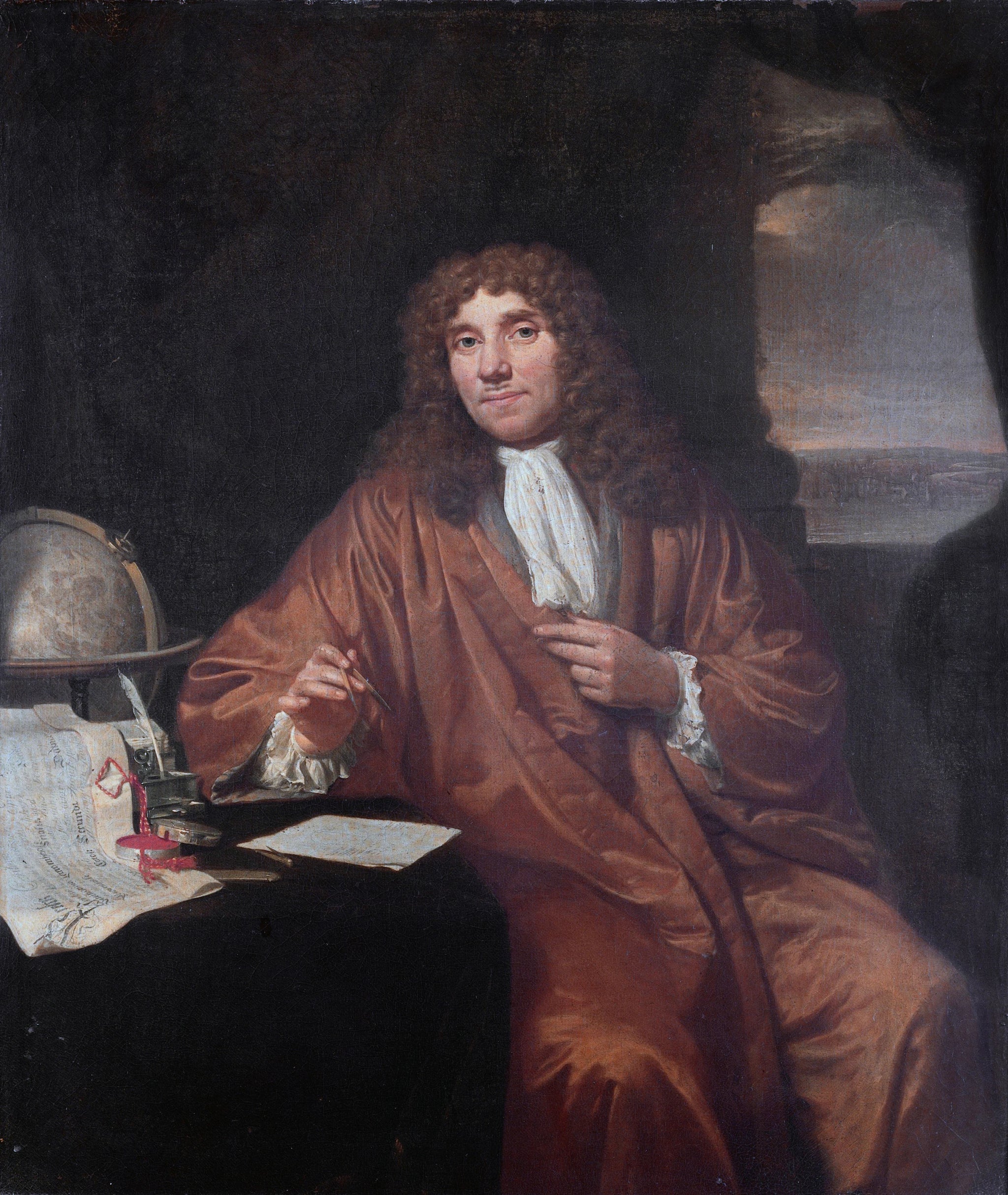 Antoine van Leeuwenhoek (1632-1723). Physicien à Delft - Jan Verkolje