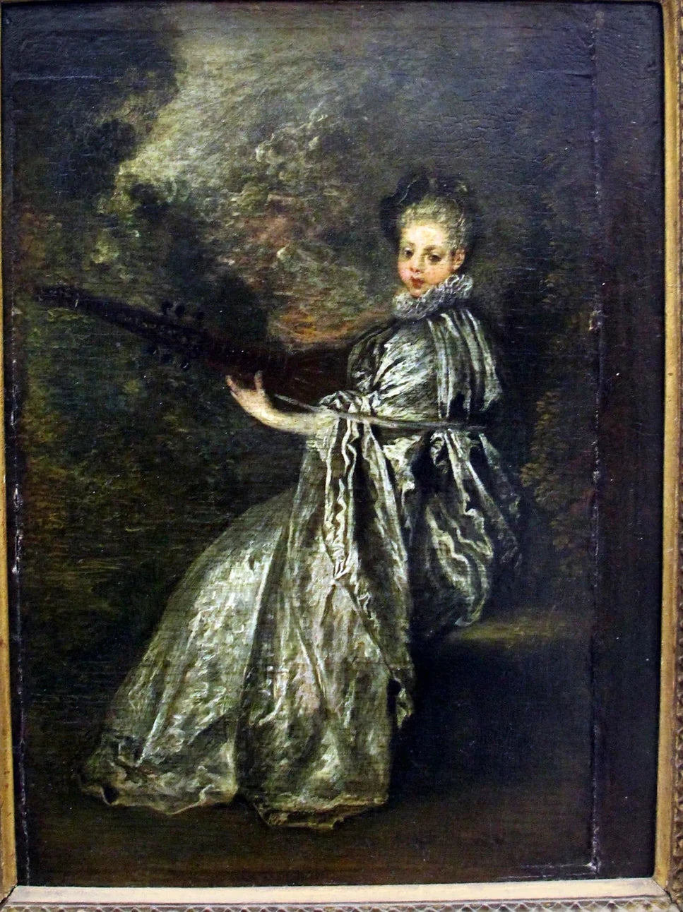 La Finette, peinture d’Antoine Watteau