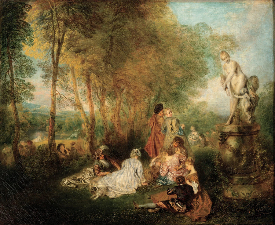 La Fête de l’Amour, peinture d’Antoine Watteau