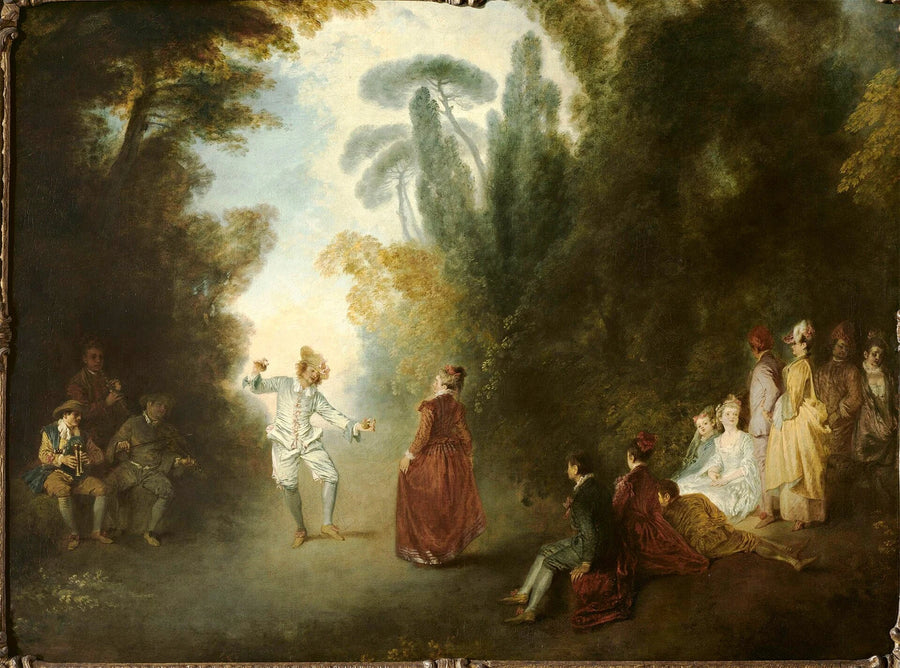 Le Bal champêtre, peinture d’Antoine Watteau